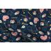 Fabric - Scale Floral Nurse Nursing Blue Little Arrow Themed Printed On Petal Signature Cotton Fabric Quarter - Sewing Quilting Apparel Crafts Decor