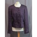 Phase Eight Jacket Purple Size: 10