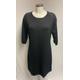 Pure Collection Cashmere Blend Dress Black Size: 14