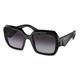 Prada PR 28ZS 16K90A Women's Sunglasses Black Size 53