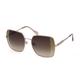 Just Cavalli SJC031 F86G Women's Sunglasses Gold Size 60