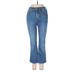 Madewell Jeggings - High Rise Boot Cut Boot Cut: Blue Bottoms - Women's Size 23 - Medium Wash