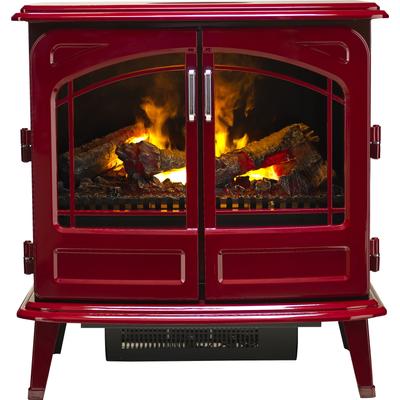 Elektrokamin DIMPLEX "Grand Rouge", rot, B:62cm H:66cm T:39cm, Elektrokaminöfen, einfach an eine Standardsteckdose ansch