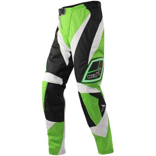 Motorradhose NERVE ""Nerve Motocross"" Hosen Gr. S, N-Gr, grün