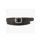 Ledergürtel LEVI'S "WOMEN'S LUX LEATHER BELT" Gr. 75, schwarz (regular black) Damen Gürtel Ledergürtel