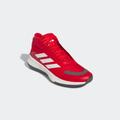 Basketballschuh ADIDAS PERFORMANCE "BOUNCE LEGENDS" Gr. 47, rot (better scarlet, cloud white, charcoal) Schuhe Stoffschuhe