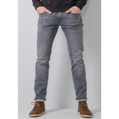 Regular-fit-Jeans PETROL INDUSTRIES "RUSSEL", Herren, Gr. 30, Länge 32, grau, Denim/Jeans, Obermaterial: 86% Baumwolle, 12% Polyester, 2% Elasthan, modisch, normal, Jeans, mit Fade-out Effekten Image