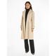 Outdoorjacke CALVIN KLEIN "ESSENTIAL TRENCH COAT" Gr. 44, weiß (white, clay) Damen Jacken Lange