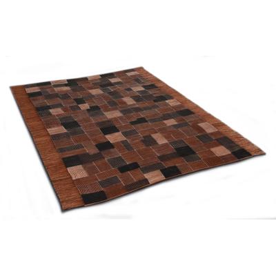 Teppich DIE HAUSKUNST "Niyoncondon" Gr. 32, braun, B:60cm H:4mm L:180cm, Baumwolle, Jute, Teppiche, Fransenteppich, Flachgewebe, handgewebt, mit Fransen Image