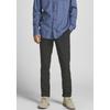 Chinohose JACK & JONES "MARCO CONNOR", Herren, Gr. 30, Länge 32, grau (dunkelgrau melange), Obermaterial: 68% Polyester, 29% Viskose, 3% Elasthan, modisch, Hosen