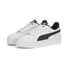 Sneaker PUMA "CARINA STREET", Gr. 40,5, schwarz-weiß (puma weiß, puma schwarz, puma silber), Leder, Synthetik, unifarben, sportlich, Schuhe