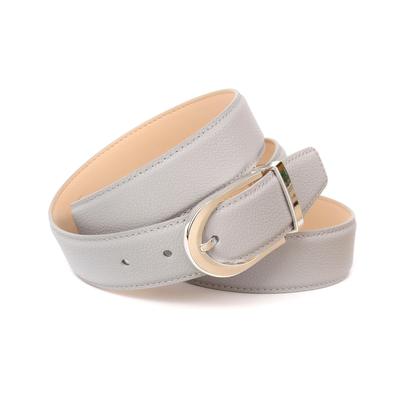 Ledergürtel ANTHONI CROWN, Damen, Gr. 105, grau (hellgrau), Rindsleder, casual, Gürtel Image