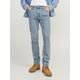 Regular-fit-Jeans JACK & JONES "CLARK EVAN" Gr. 33, Länge 30, blau (blue denim) Herren Jeans Regular Fit