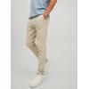 Chinohose JACK & JONES "JPSTMARCO JJFURY AKM", Herren, Gr. 29, Länge 34, beige (dune), Web, Obermaterial: 98% Baumwolle, 2% Elasthan, unifarben, modisch, slim fit normal, Hosen