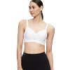 Sport-BH TRIACTION BY TRIUMPH "Triaction Gravity Lite P EX", Damen, Gr. 80, Cup E, weiß, Single Jersey, Obermaterial: 47% Polyester, 33% Polyamid, 20% Elasthan, unifarben, kontrastfarbene Details, leicht glänzend, sportlich, körpernah, BHs,...