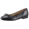 Ballerina ARA "SARDINIA", Damen, Gr. 2,5, blau (dunkelblau), Glattleder, elegant, Schuhe, Loafer, Festtagsschuh, Business Schuh mit Schleife