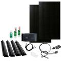 PHAESUN Solaranlage "Caravan Kit, Sun Pearl 200 W" Solarmodule schwarz Solartechnik