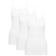 Unterhemd TRIUMPH "Katia" Gr. 46, N-Gr, weiß (3 x weiß) Damen Unterhemden