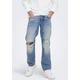Loose-fit-Jeans ONLY & SONS "ONSEDGE LOOSE" Gr. 31, Länge 34, blau (light blue) Herren Jeans Loose Fit
