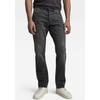 Straight-Jeans G-STAR "Mosa Straight", Herren, Gr. 31, Länge 32, schwarz (worn schwarz), Denim/Jeans, Obermaterial: 99% Baumwolle, 1% Elasthan, casual, straight fit, Jeans, mit hellen Nähten