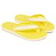 Zehentrenner TOMMY HILFIGER "TH WEBBING FLIP FLOP" Gr. 36, gelb (hellgelb) Damen Schuhe Zehentrenner