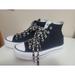 Converse Shoes | Converse High Top Platform Black Leopard Print Sneakers Like New Womens Size 8 | Color: Black | Size: 8