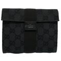 Gucci Bags | Gucci Gg Canvas Guccissima Pouch Black 039 0991 002058 Auth | Color: Black | Size: W5.5 X H3.9 X D2.4inch(Approx)