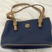 Giani Bernini Bags | Giani Bernini Women’s Blue Faux Leather Saffiano Tote Handbag | Color: Tan | Size: Os