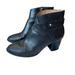 Madewell Shoes | Madewell Kelci Heeled Bootie Black Leather Bootie Women’s Size 8 | Color: Gray | Size: 8