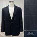 Ralph Lauren Suits & Blazers | Men's Ralph Lauren Navy Blue Windowpane Plaid 2-Button Wool 42r Blazer Jacket | Color: Blue | Size: 42r