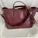 Michael Kors Bags | Michael Kors Large Leather Brooklyn Satchel/Tote - Oxblood/Burgundy | Color: Red | Size: Os