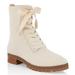 Kate Spade Shoes | Brand New Never Worn Kate Spade Merigue Combat Boots | Color: Cream/Tan | Size: 7.5