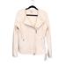 Athleta Jackets & Coats | Athleta Magnolia Women's White Long Sleeve Full Zip Biker Moto Jacket Medium Nwt | Color: White | Size: M