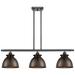 Adirondack 36"W 3 Light Oil Rubbed Bronze Stem Island Light