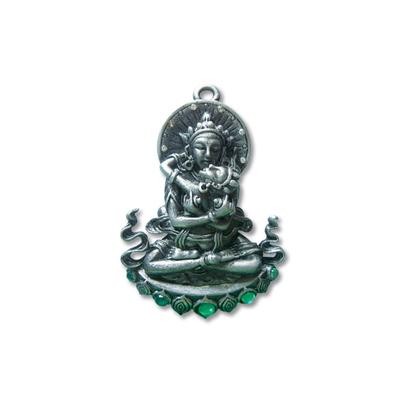 Amulett ADELIA´S "Amulett Anhänger Briar Dharma Charms Vereinigung" Schmuckanhänger Gr. keine ct, bunt Damen Amulette