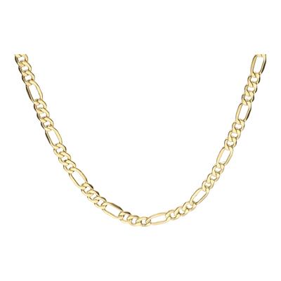 Goldkette LUIGI MERANO "Figarokette, Gold 585" Halsketten Gr. 50 cm, Gelbgold 585, goldfarben (gold) Damen