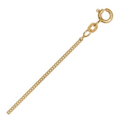 Goldkette ONE ELEMENT "Halskette aus 333 Gelbgold Ø 1,4 mm" Gr. 45, gold, Halsketten, Damen, 45, Gelbgold 333, Damen Gol