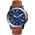 Chronograph FOSSIL "GRANT, FS5151" Armbanduhren braun Herren Quarzuhren