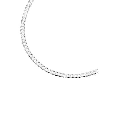 Kette ohne Anhänger FIRETTI "Schmuck Geschenk Silber 925 Halsschmuck Halskette Panzerkette" Gr. 60, silber (silberfarben), Halsketten, Damen, 60, Silber 925 (Sterlingsilber), B: 4,9mm, B:4,9mm Image