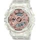 Chronograph CASIO G-SHOCK "GMA-S110SR-7AER" Armbanduhren rosegold (transparent) Damen Quarzuhren