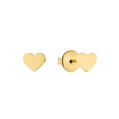 Paar Ohrstecker PRINZESSIN LILLIFEE "Herzen, 2033363", gold (gelbgoldfarben), Ohrringe, Mädchen, Edelstahl Image