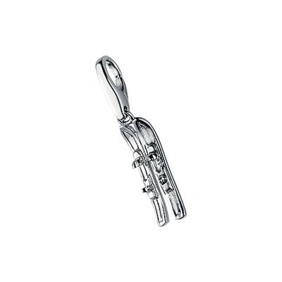 Charm-Einhänger "Ski, Silber 925", silber, GIORGIO MARTELLO MILANO, Charms, Damen, Silber 925 (Sterlingsilber)