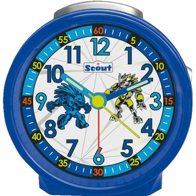 Quarzwecker SCOUT "Friends, 280001045" Wecker blau Kinder Lernwecker, ideal auch als Geschenk