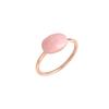 Fingerring JAMELLI "Silber 925 rosé-vergoldet mit einem pinken Opal 10x7mm" Gr. 54, rot (rot, pink), Fingerringe, Damen, 054 (17,2), 1,7 ct, Silber 925 (Sterlingsilber)
