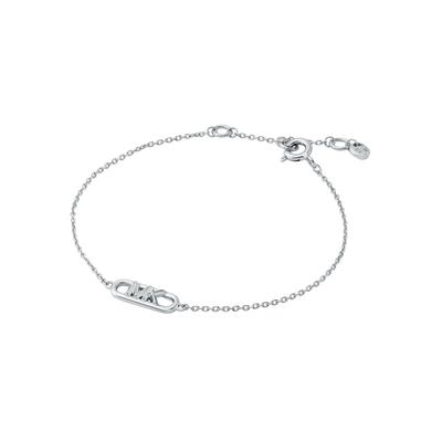 Armband MICHAEL KORS "PREMIUM, OVAL, MKC164100", silber (silberfarben), Armbänder, Damen, Silber 925 (Sterlingsilber)