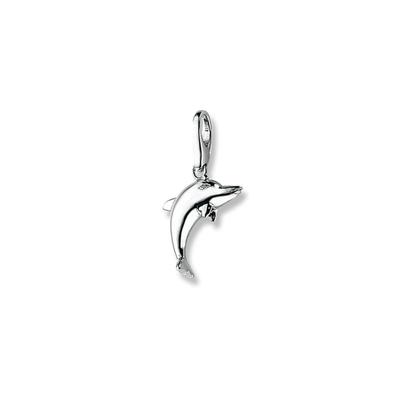 Charm-Einhänger "Delphin", silber, GIORGIO MARTELLO MILANO, Charms, Damen, Silber 925 (Sterlingsilber)