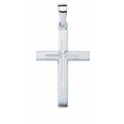 Ketten-Anhänger ADELIA´S "925 Silber Kreuz Anhänger", silber, Schmuckanhänger, Damen, Damen, Silber 925 (Sterlingsilber)