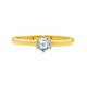 Goldring ADELIA´S "333 Gold Ring mit Zirkonia" Fingerringe Gr. 54, Gelbgold 333, goldfarben (gold) Damen Fingerringe