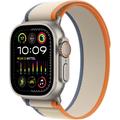 Smartwatch APPLE "Watch Ultra 2 GPS 49 mm + Cellular Titanium M/L" Smartwatches orange (titanium, orange, beige) Fitness-Tracker