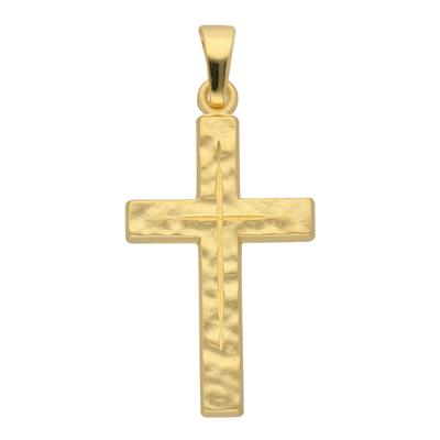 Ketten-Anhänger ADELIA´S "333 Gold Kreuz Anhänger", gold, Schmuckanhänger, Damen, Gold, Goldschmuck für Damen & Herren